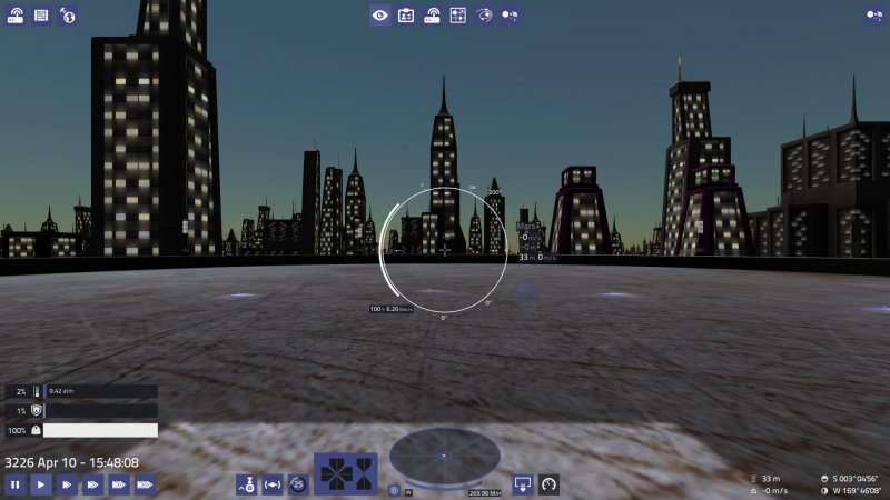 Unser Startpunkt auf dem Mars wirkt grafisch eher zweckmäßig