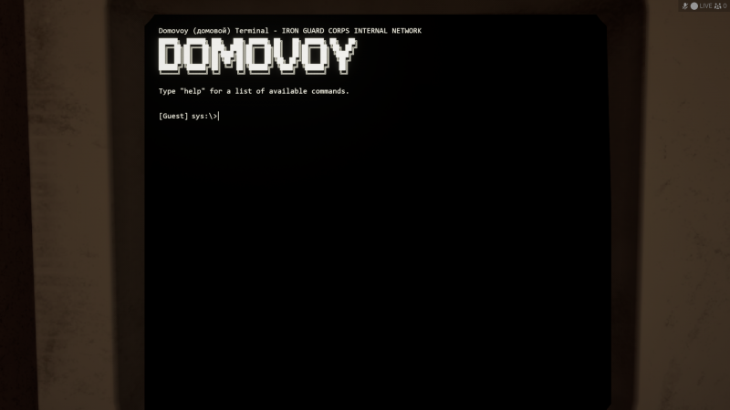 Die Startseite des Betriebssystems